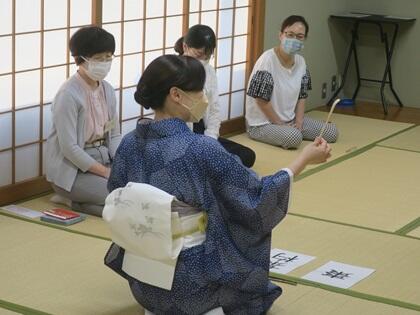 写真/茶道教室４回目①